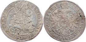 Leopold I., 15 Kreuzer 1695, Vienna