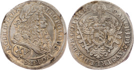 Leopold I., 15 Kreuzer 1696, Vienna