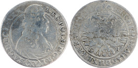Leopold I., 15 Kreuzer 1664, G-H, Breslau