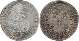 Leopold I., 15 Kreuzer 1693, MMW, Breslau