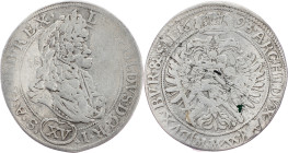 Leopold I., 15 Kreuzer 1693, MMW, Breslau