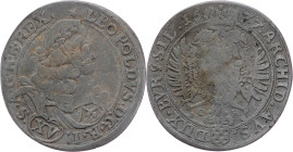 Leopold I., 15 Kreuzer 1677, Brieg