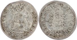 Leopold I., 15 Kreuzer 1680, KB, Kremnitz