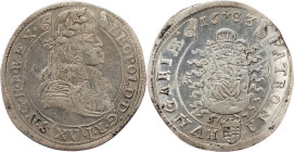 Leopold I., 15 Kreuzer 1683, KB, Kremnitz
