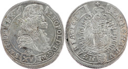 Leopold I., 15 Kreuzer 1687, KB, Kremnitz
