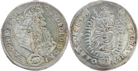 Leopold I., 15 Kreuzer 1689, KB, Kremnitz