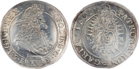 Leopold I., 15 Kreuzer 1692, KB, Kremnitz