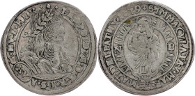 Leopold I., 15 Kreuzer 1679, NB, Nagybanya