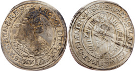 Leopold I., 15 Kreuzer 168Z, NB, Nagybanya