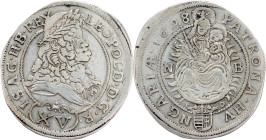 Leopold I., 15 Kreuzer 1698, NB/PO, Nagybanya