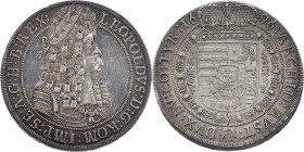 Leopold I., 1 Thaler 1696, Hall