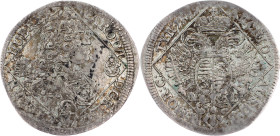 Charles VI., 1/4 Thaler 1739, NB, Nagybanya