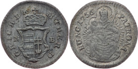 Maria Theresia, Denar 1756, Nagybanya