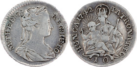 Maria Theresia, 10 Denare 1742, Kremnitz?