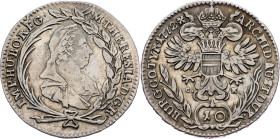 Maria Theresia, 10 Kreuzer 1772, Vienna