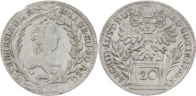 Maria Theresia, 20 Kreuzer 1765, Vienna