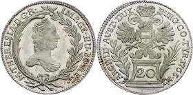 Maria Theresia, 20 Kreuzer 1765, Vienna