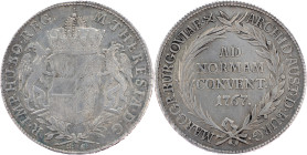 Maria Theresia, 1 Thaler 1767, Günzburg