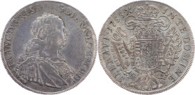 Franz I. Stephan, 1/2 Thaler 1755, HA, Hall