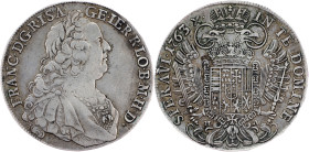 Franz I. Stephan, 1 Thaler 1763, HA, Hall