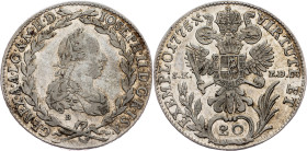 Joseph II., 20 Kreuzer 1775, Kremnitz