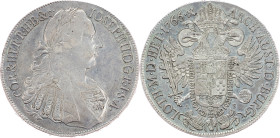 Joseph II., 1 Thaler 1766, F/A.-S., Hall