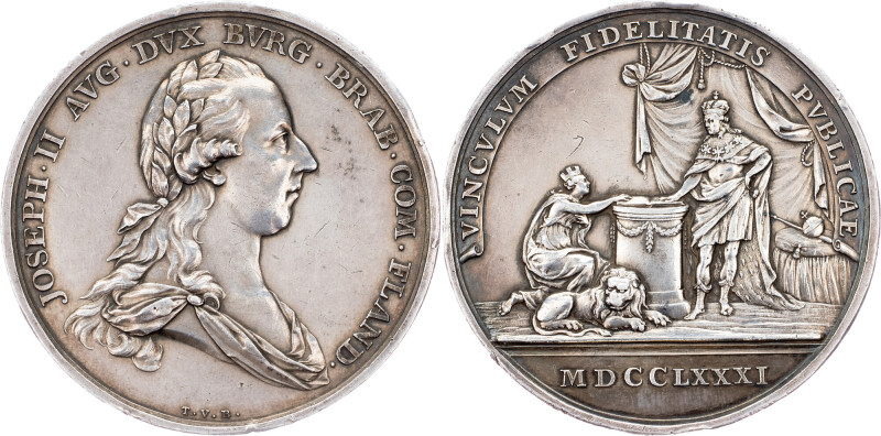Joseph II., Medal 1781, Theodor Van Berckel Joseph II., Medal 1781, Theodor Van ...