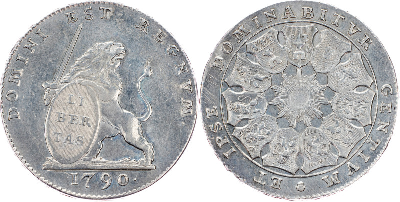 The Belgian Uprising, Lion d´argent 1790, Brussels The Belgian Uprising, Lion d´...