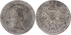Leopold II., 1 Thaler 1792, M, Milan