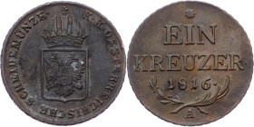 Franz I. (II.), 1 Kreuzer 1816, Vienna