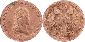 Franz I. (II.), 6 Kreuzer 1800, F, Hall