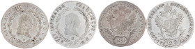 Franz I. (II.), 20 Kreuzer 1806, 1822, B, E