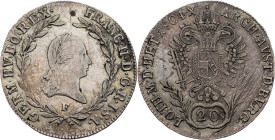 Franz I. (II.), 20 Kreuzer 1804, Hall