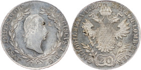Franz I. (II.), 20 Kreuzer 1830, A, Vienna