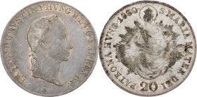 Franz I. (II.), 20 Kreuzer 1830, Vienna
