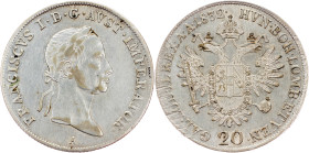 Franz I. (II.), 20 Kreuzer 1832, A, Vienna