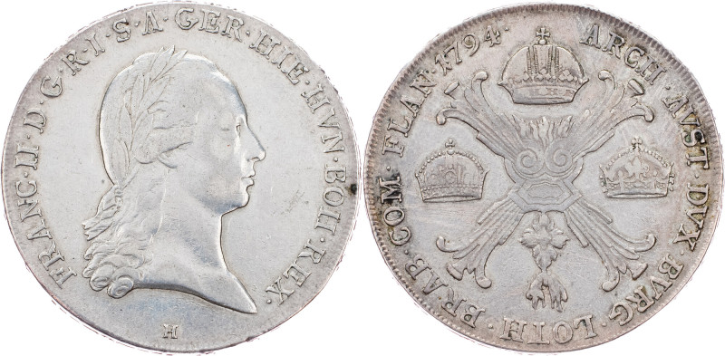 Franz I. (II.), 1 Thaler 1794, H, Günzburg Franz I. (II.), 1 Thaler 1794, H, Gün...