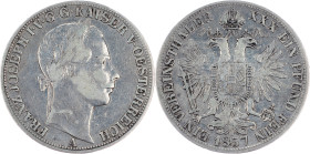 Franz Joseph I., 1 Thaler 1857, A, Vienna