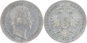 Franz Joseph I., 1 Thaler 1858, A, Vienna