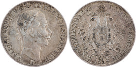 Franz Joseph I., 1 Thaler 1858, B, Kremnitz