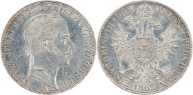 Franz Joseph I., 1 Thaler 1862, A, Vienna