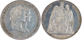 Franz Joseph I., 1 Gulden 1854, A, Vienna