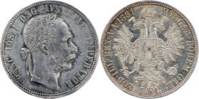 Franz Joseph I., 1 Gulden 1881, Vienna