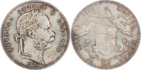 Franz Joseph I., 1 Forint 1869, GYF, Karlsburg