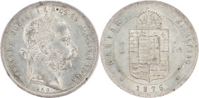 Franz Joseph I., 1 Forint 1876, KB, Kremnitz