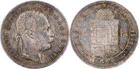 Franz Joseph I., 1 Forint 1881, KB, Kremnitz