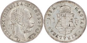 Franz Joseph I., 1 Forint 1882, KB, Kremnitz