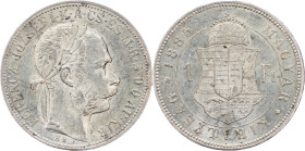 Franz Joseph I., 1 Forint 1885, KB, Kremnitz