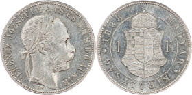 Franz Joseph I., 1 Forint 1888, KB, Kremnitz