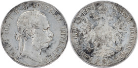 Franz Joseph I., 2 Gulden 1875, Vienna